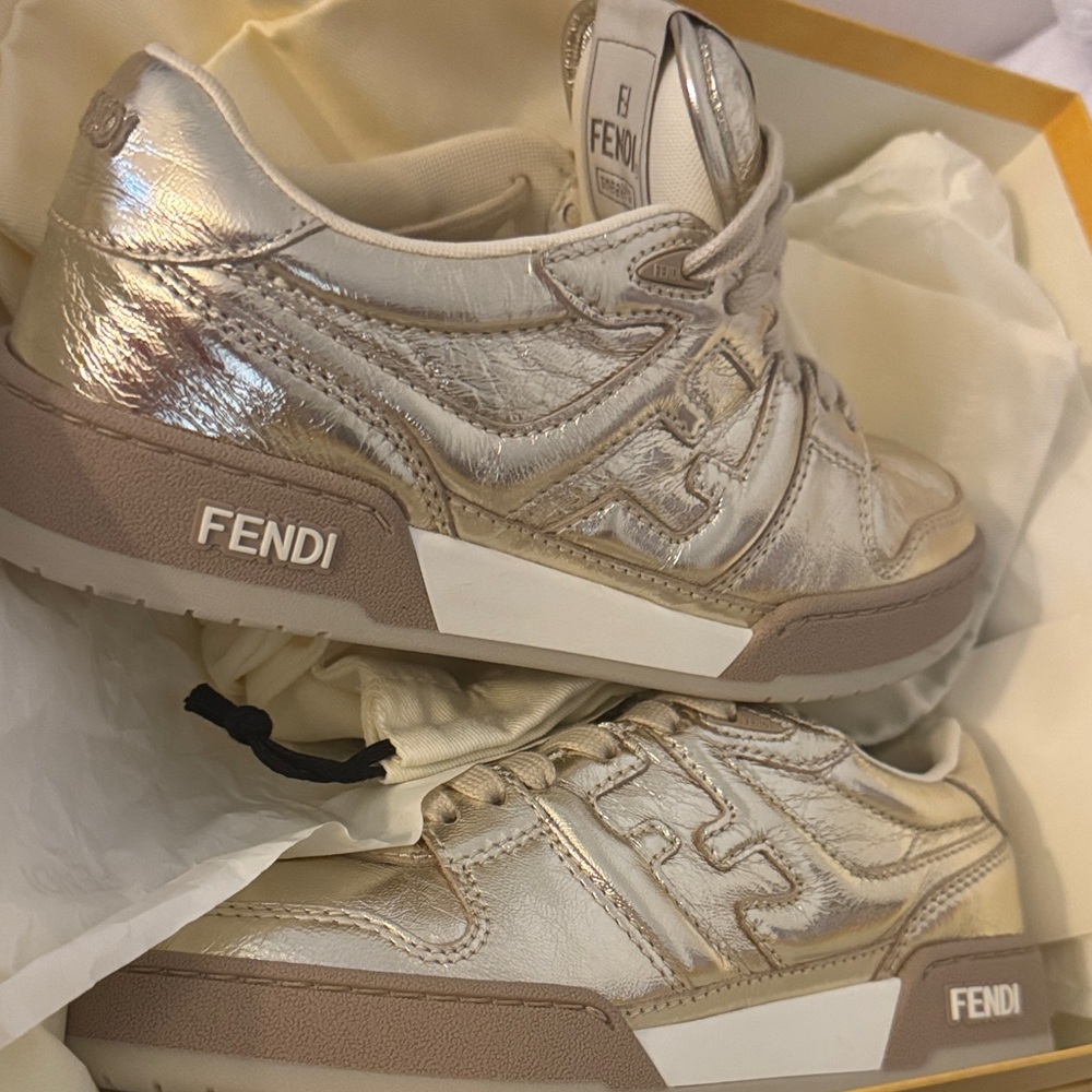 Fendi match sneaker Napa laminate
